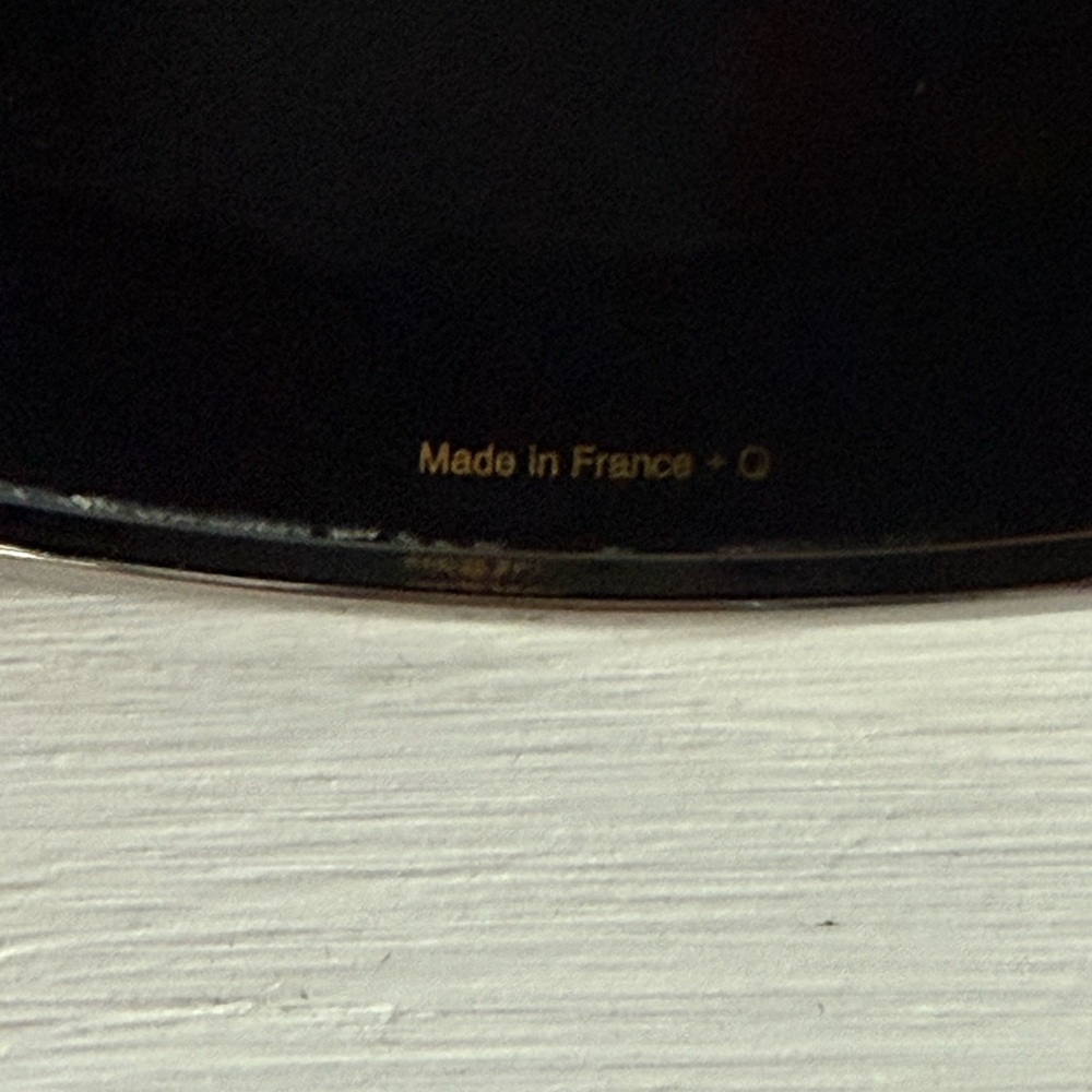 Hermes Gray, White and Silver Enamel Bangle Bracelet - Picture 5 of 10
